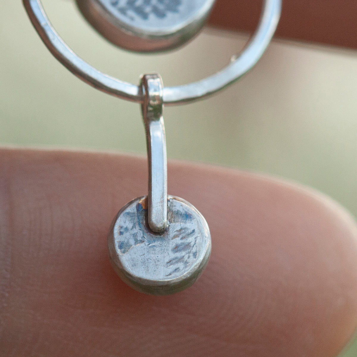 OOAK Osmose pendant #57 ~ with captured plant • Rutilatez Quartz & Labradorite (ready to ship)