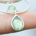 Load image into Gallery viewer, OOAK Healing Tears silver pendant #2 • Dendritic Opal &amp; Kyanite (ready to ship)
