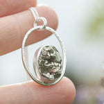 Charger l&#39;image dans la galerie, OOAK Mae pendant in silver #31 • Druzy Pyrite (Ready to ship)
