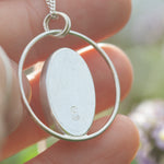 Afbeelding in Gallery-weergave laden, OOAK Mae pendant in silver #48 • Green Jasper (Ready to ship)
