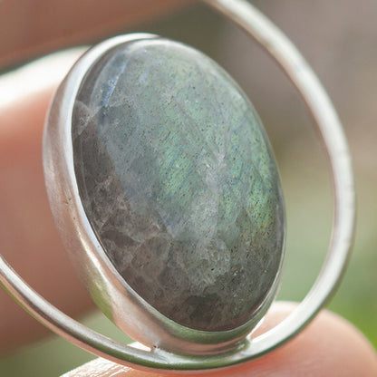 OOAK Mae pendant in silver #45 • Labradorite (Ready to ship)