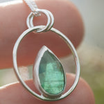 Lade das Bild in den Galerie-Viewer, OOAK Mae pendant in silver #14 • Kyanite  (Ready to ship)
