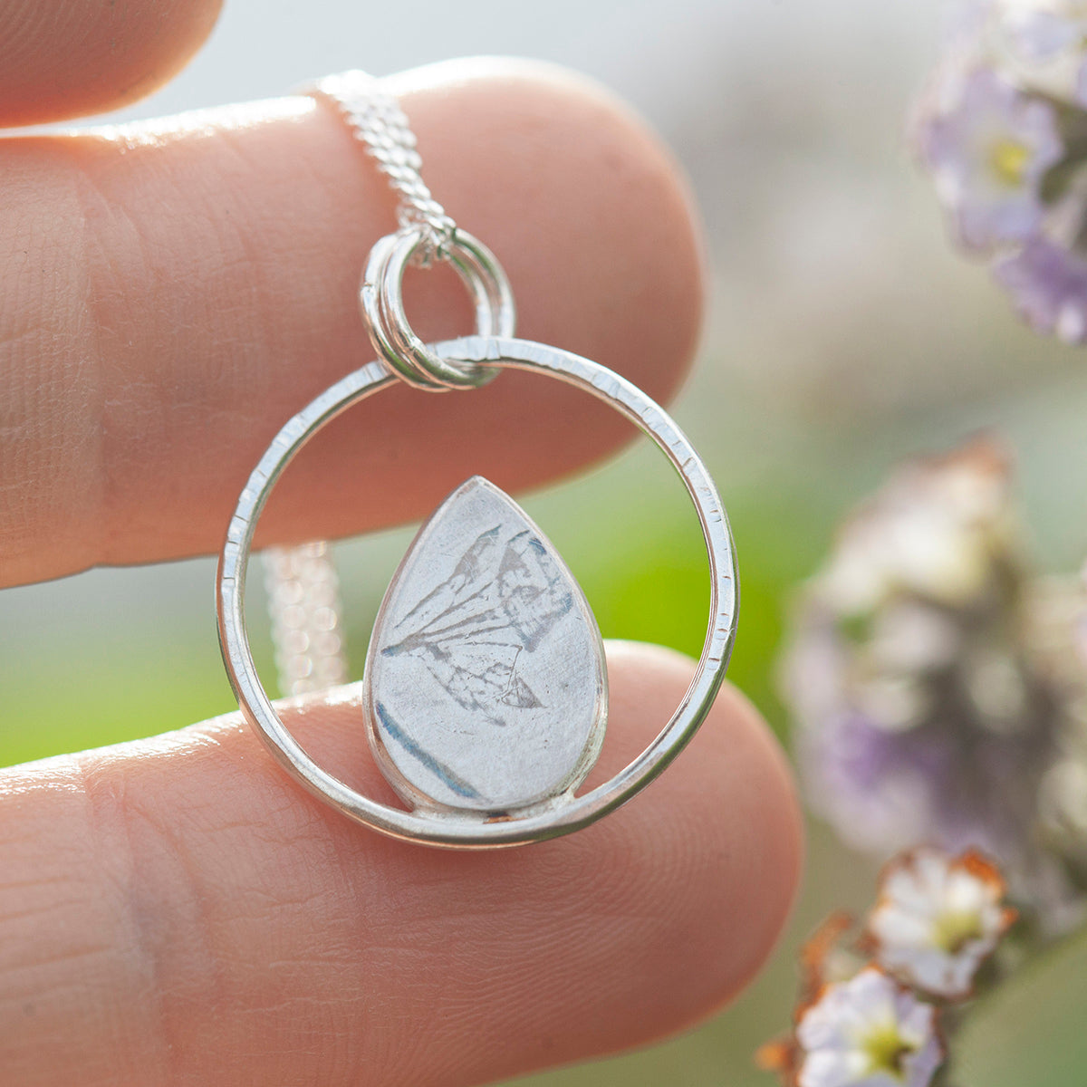 OOAK Mae pendant in silver #14 • Kyanite  (Ready to ship)