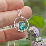 Afbeelding in Gallery-weergave laden, OOAK Mae pendant in silver #10 • Kyanite  (Ready to ship)
