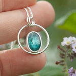 Afbeelding in Gallery-weergave laden, OOAK Mae pendant in silver #10 • Kyanite  (Ready to ship)
