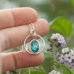 Afbeelding in Gallery-weergave laden, OOAK Mae pendant in silver #10 • Kyanite  (Ready to ship)
