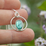 Afbeelding in Gallery-weergave laden, OOAK Mae pendant in silver #11 • Kyanite  (Ready to ship)
