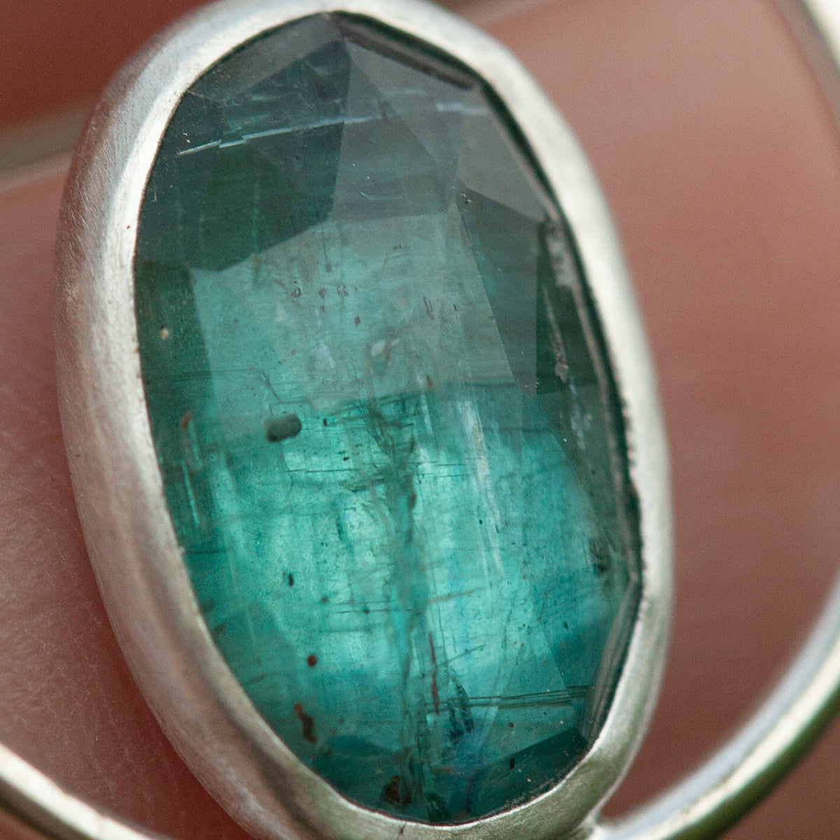 OOAK Mae pendant in silver #12 • Kyanite  (Ready to ship)