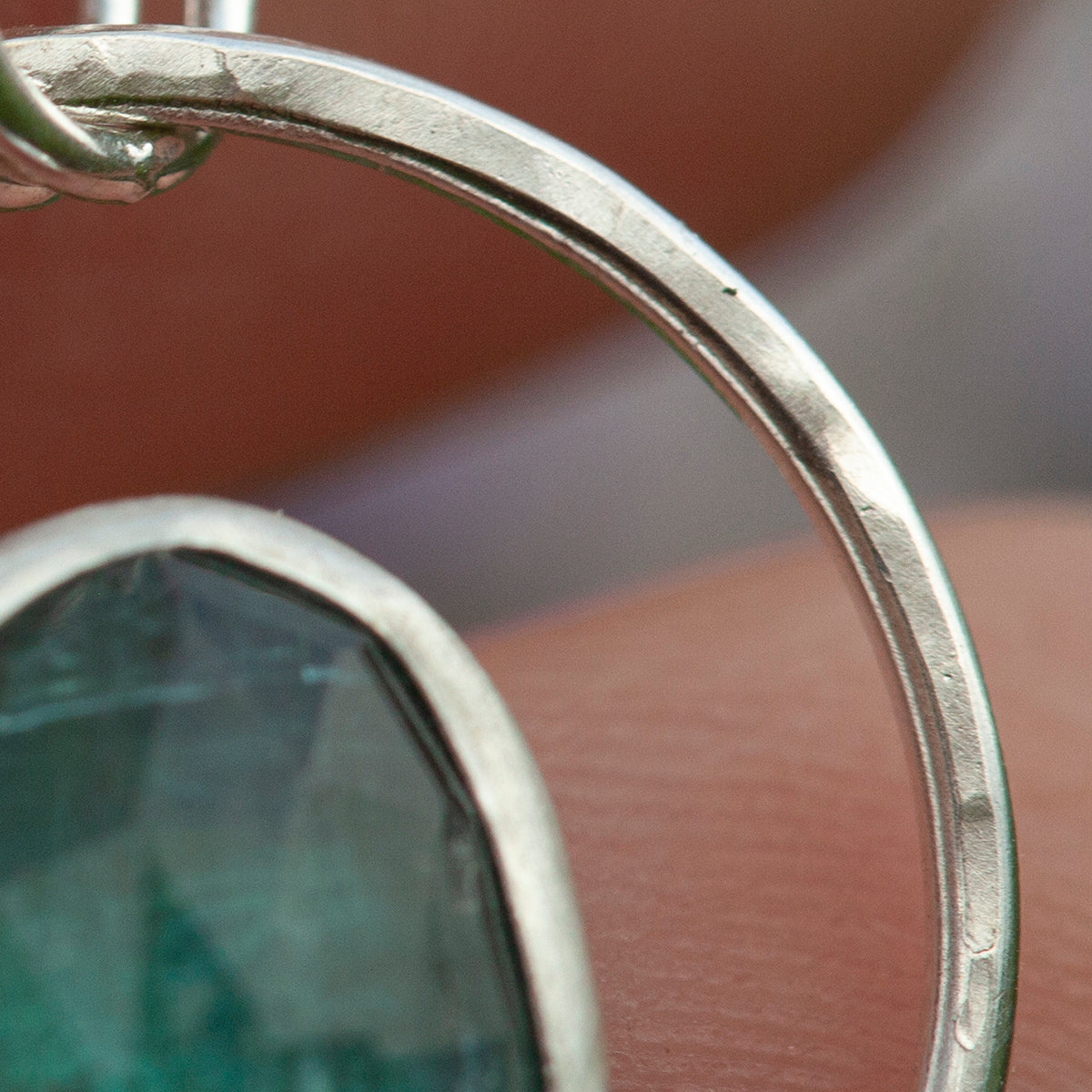 OOAK Mae pendant in silver #12 • Kyanite  (Ready to ship)