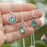 Afbeelding in Gallery-weergave laden, OOAK Mae pendant in silver #12 • Kyanite  (Ready to ship)
