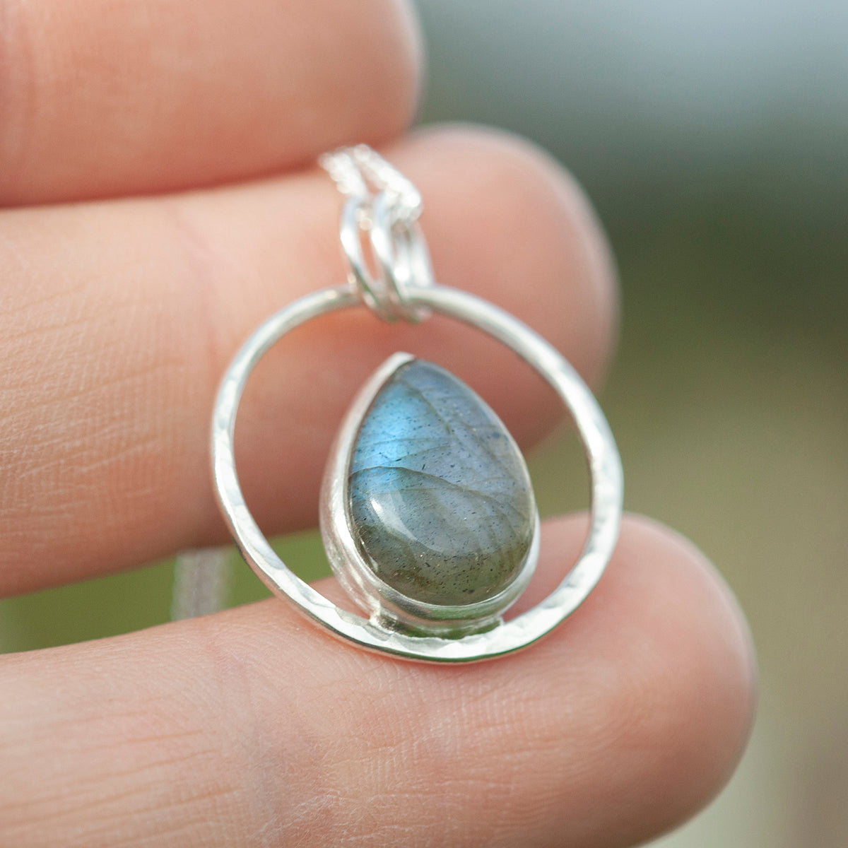 OOAK Mae pendant in silver #40 • Labradorite (Ready to ship)
