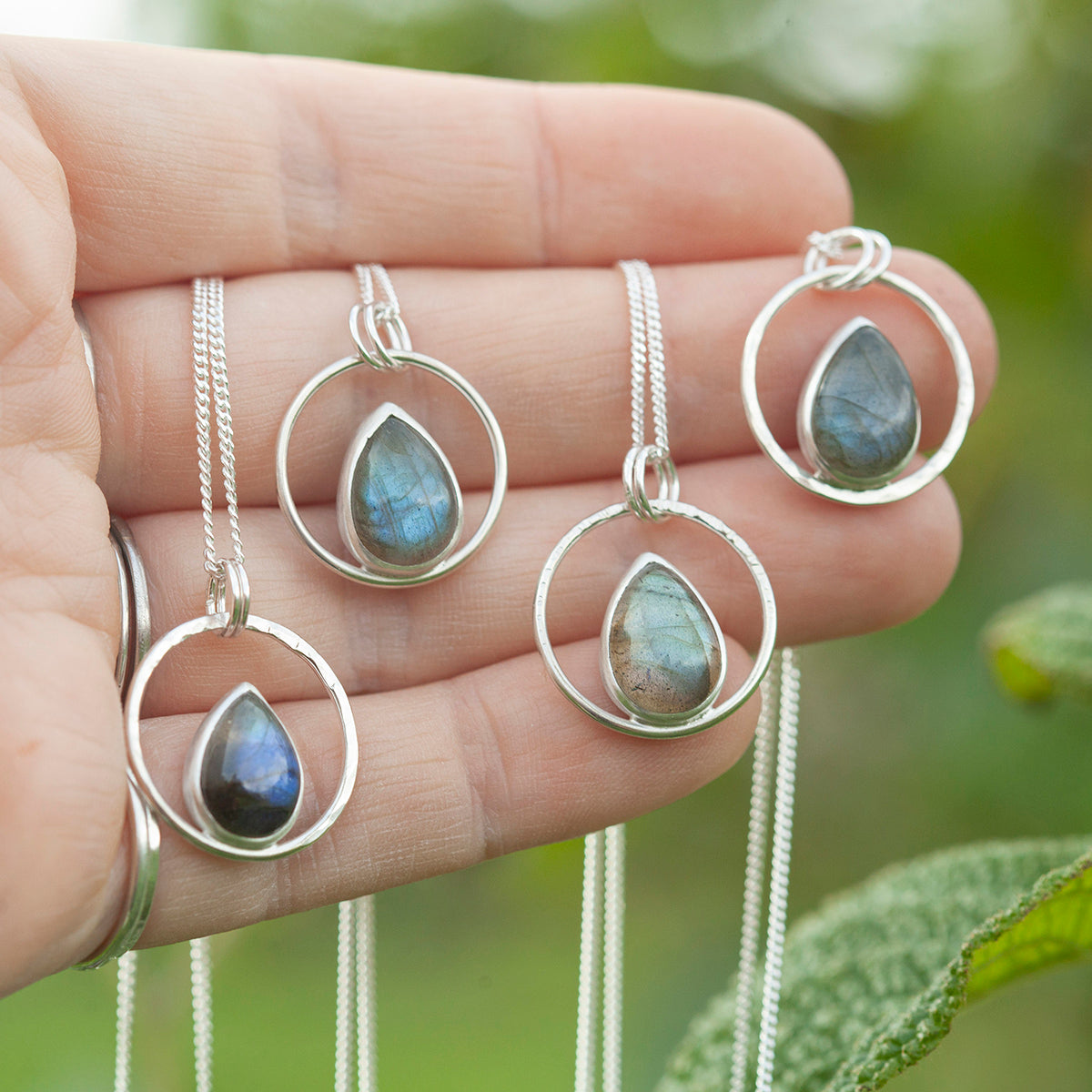 OOAK Mae pendant in silver #37 • Labradorite (Ready to ship)