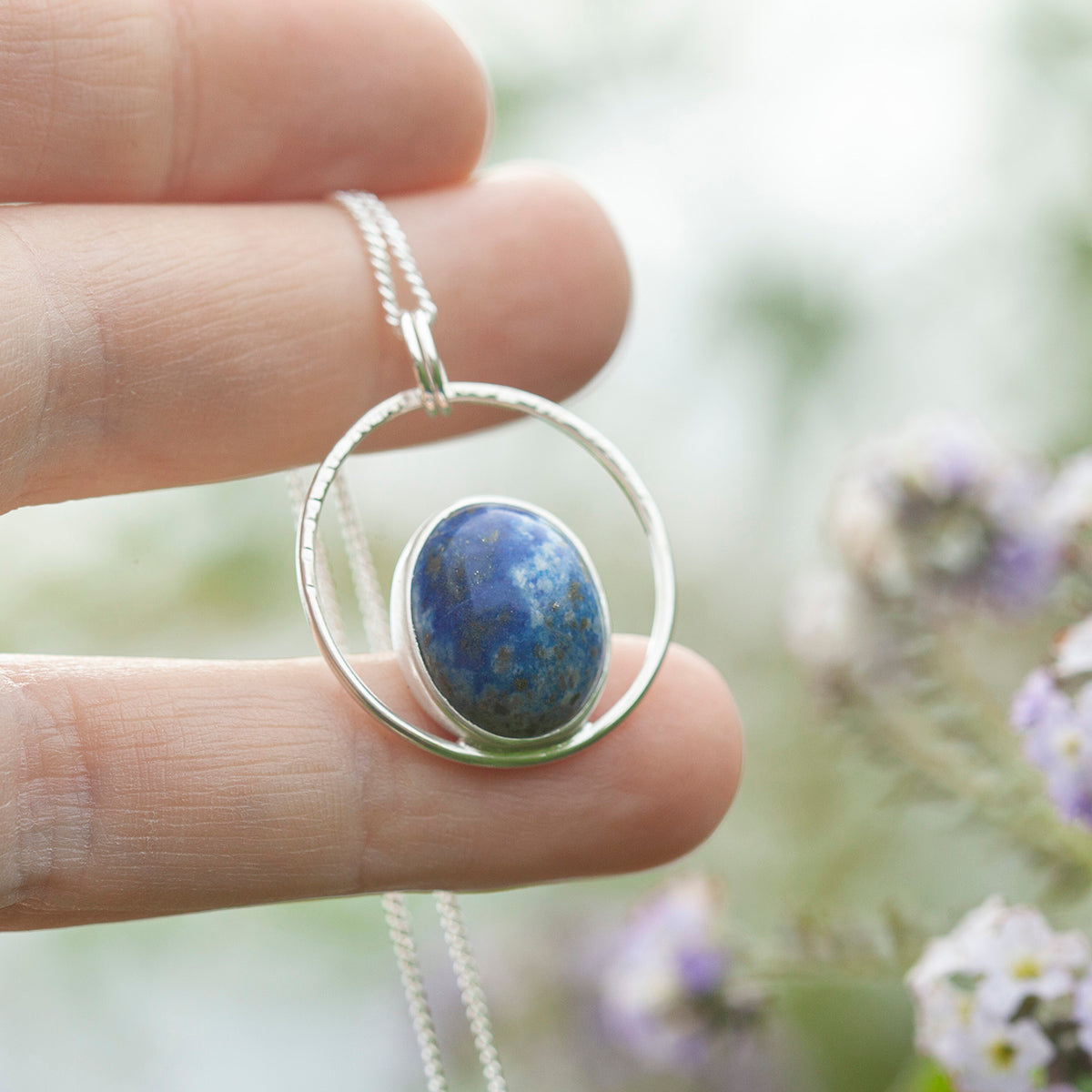 Unikat Mae Anhänger aus Silber # 3 • Lapislazuli  (Versandbereit)