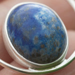 Afbeelding in Gallery-weergave laden, OOAK Mae pendant in silver # 3 • lapis lazuli  (Ready to ship)
