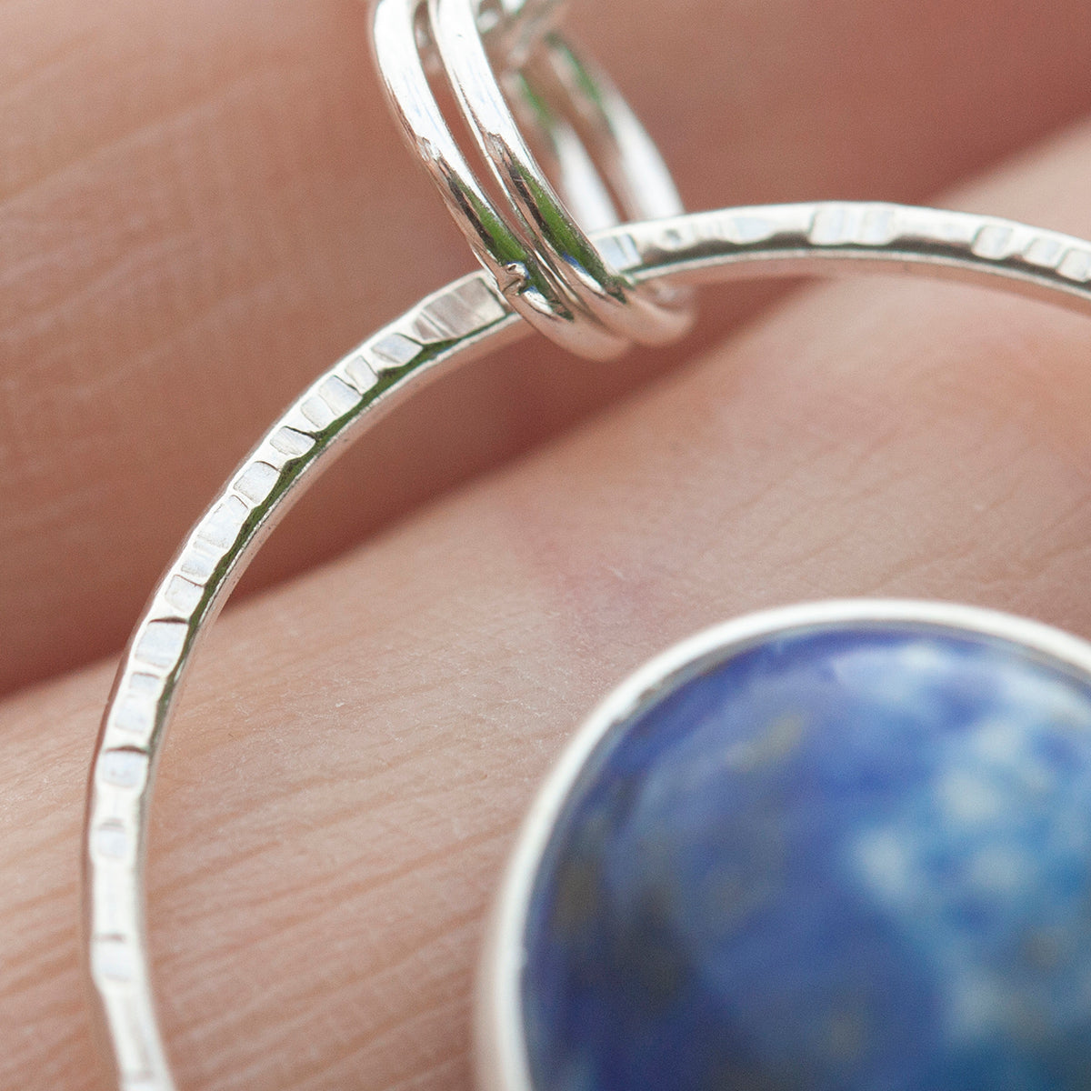 Unikat Mae Anhänger aus Silber # 3 • Lapislazuli  (Versandbereit)