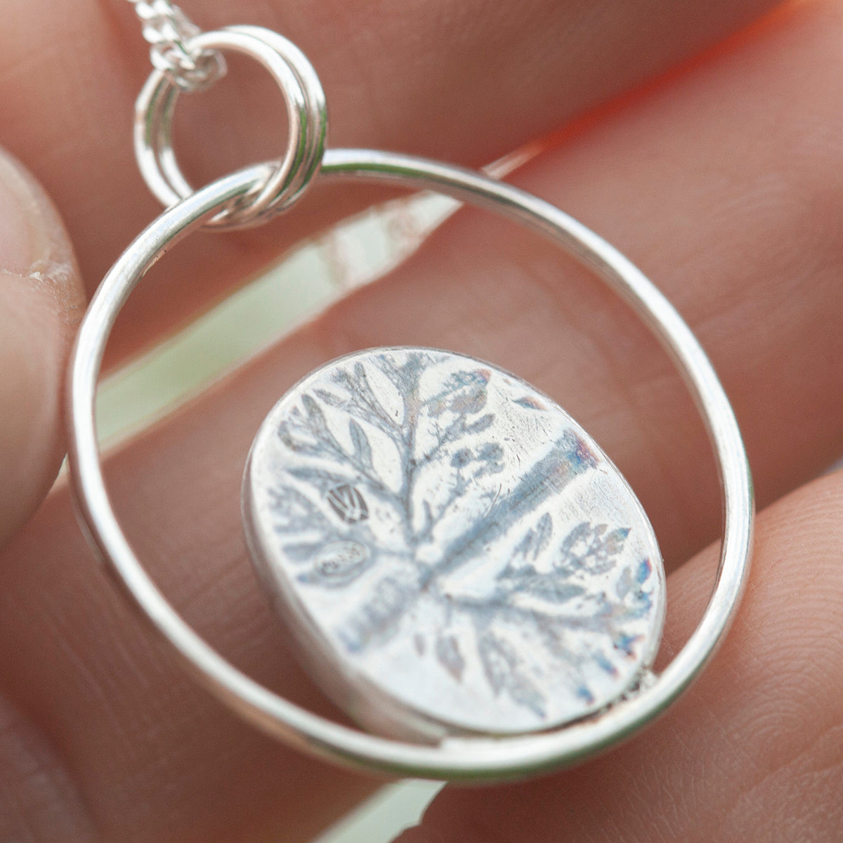 OOAK Mae pendant in silver # 3 • lapis lazuli  (Ready to ship)