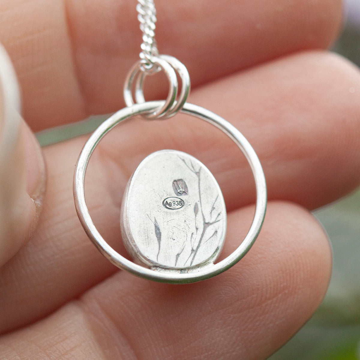 OOAK Mae pendant in silver #6 • lemon quartz  (Ready to ship)