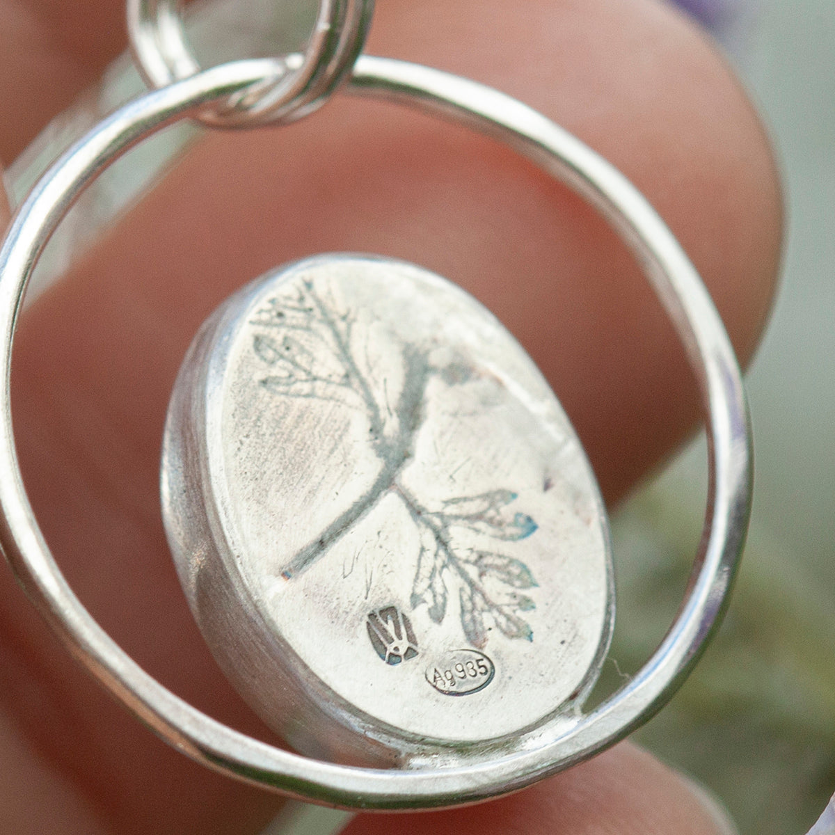 OOAK Mae pendant in silver #21 • Rose Quartz (Ready to ship)