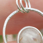 Afbeelding in Gallery-weergave laden, OOAK Mae pendant in silver #7 • Rutilated quartz  (Ready to ship)
