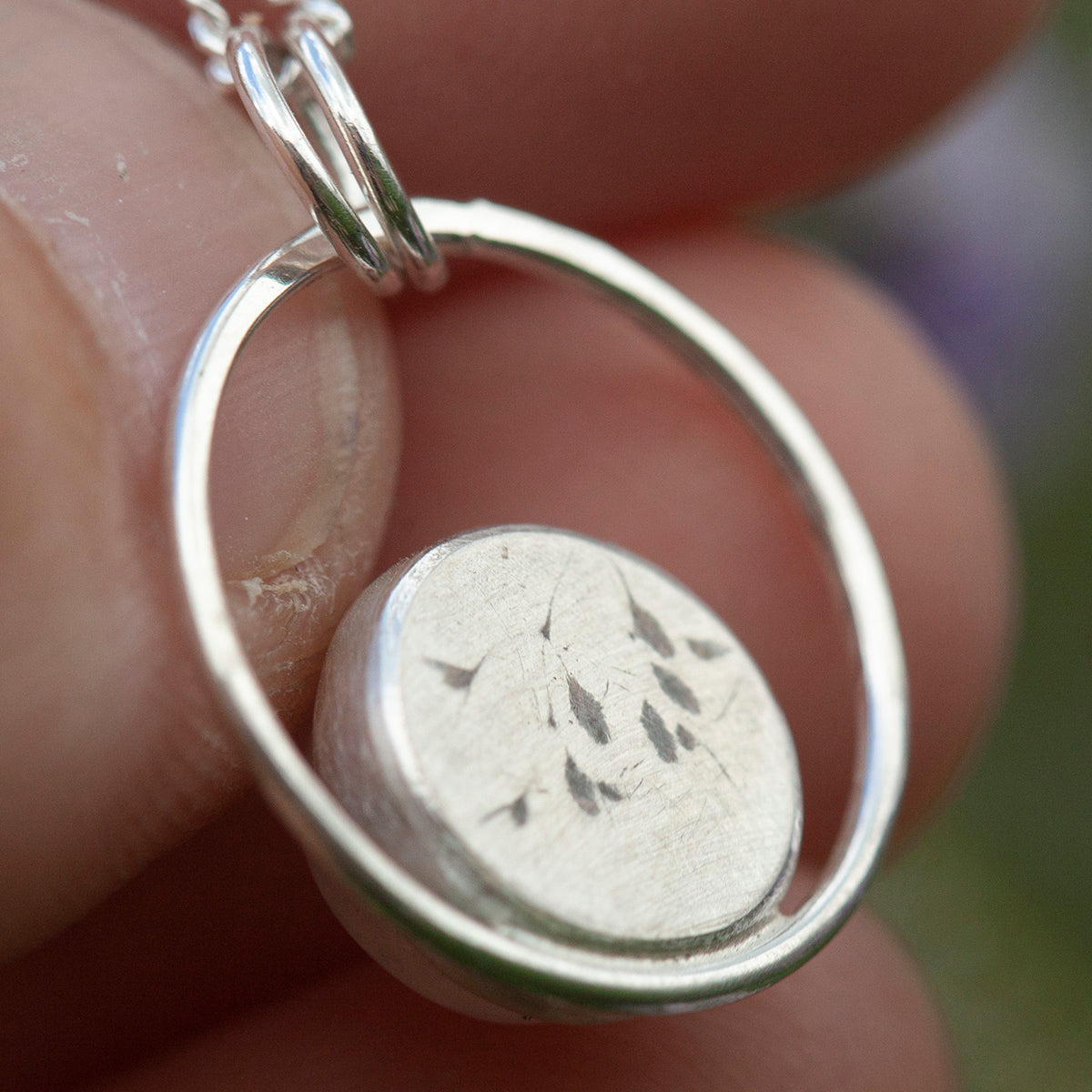 OOAK Mae pendant in silver #20 • White Labradorite ~ Rainbow Moonstone  (Ready to ship)