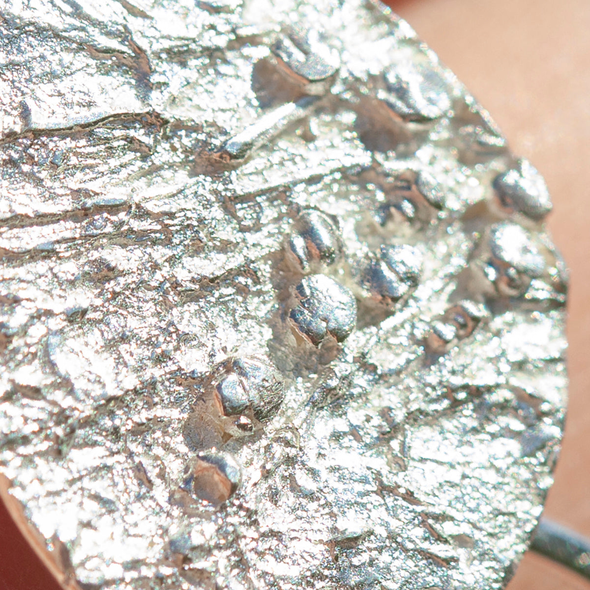 OOAK Selaya silver earrings #4 • quinoa & kyanite (ready to ship)