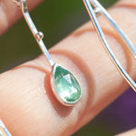 Afbeelding in Gallery-weergave laden, OOAK Selaya silver earrings #4 • quinoa &amp; kyanite (ready to ship)
