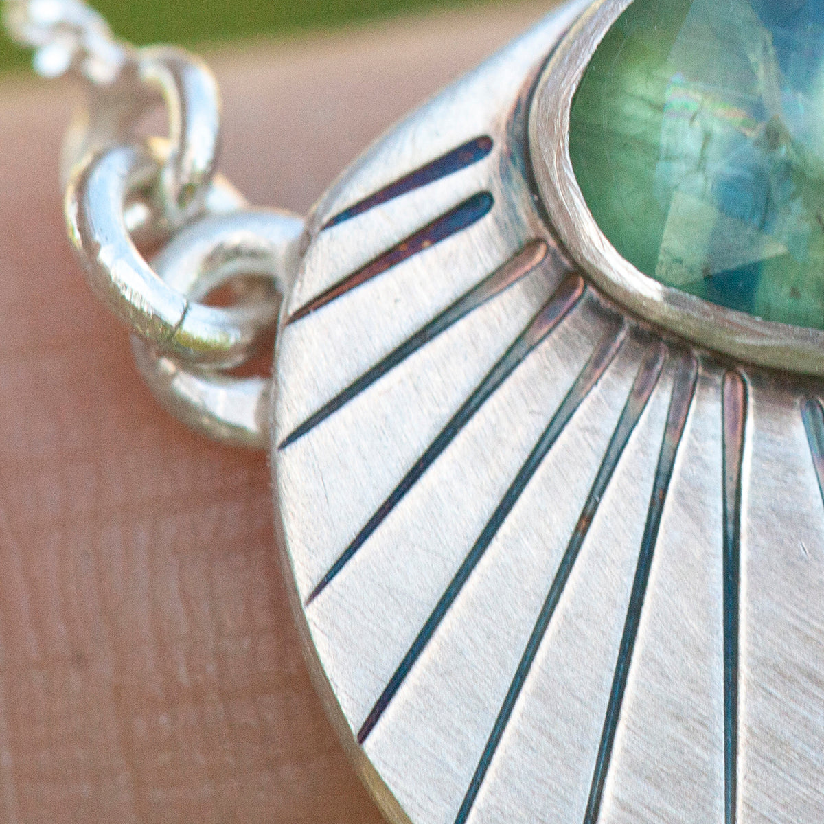 OOAK Alika necklace #4 • Kyanite (ready to ship)