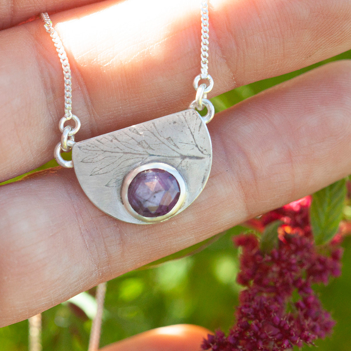 OOAK Alika necklace #8 • Star Ruby (ready to ship)