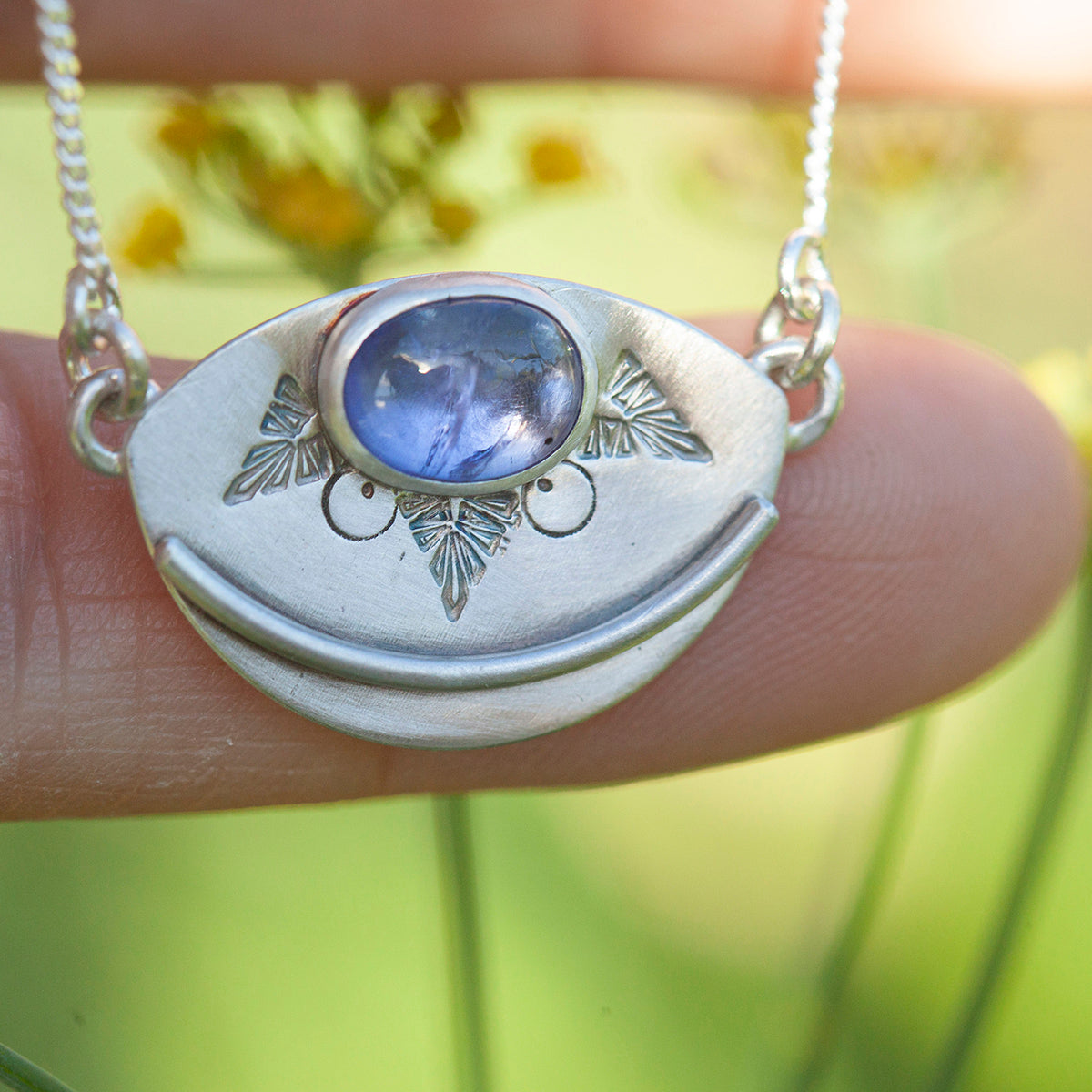 OOAK Alika necklace #5 • Tanzanite (ready to ship)