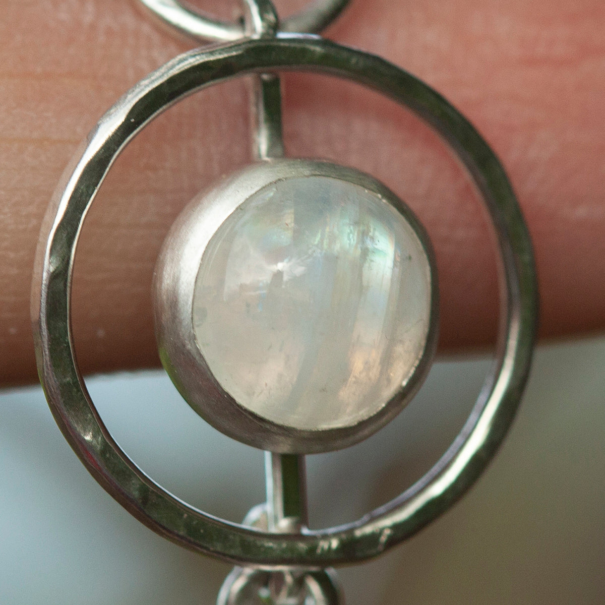 OOAK Aurae pendant #14 • Chrysocolla & White Labradorite (ready to ship)