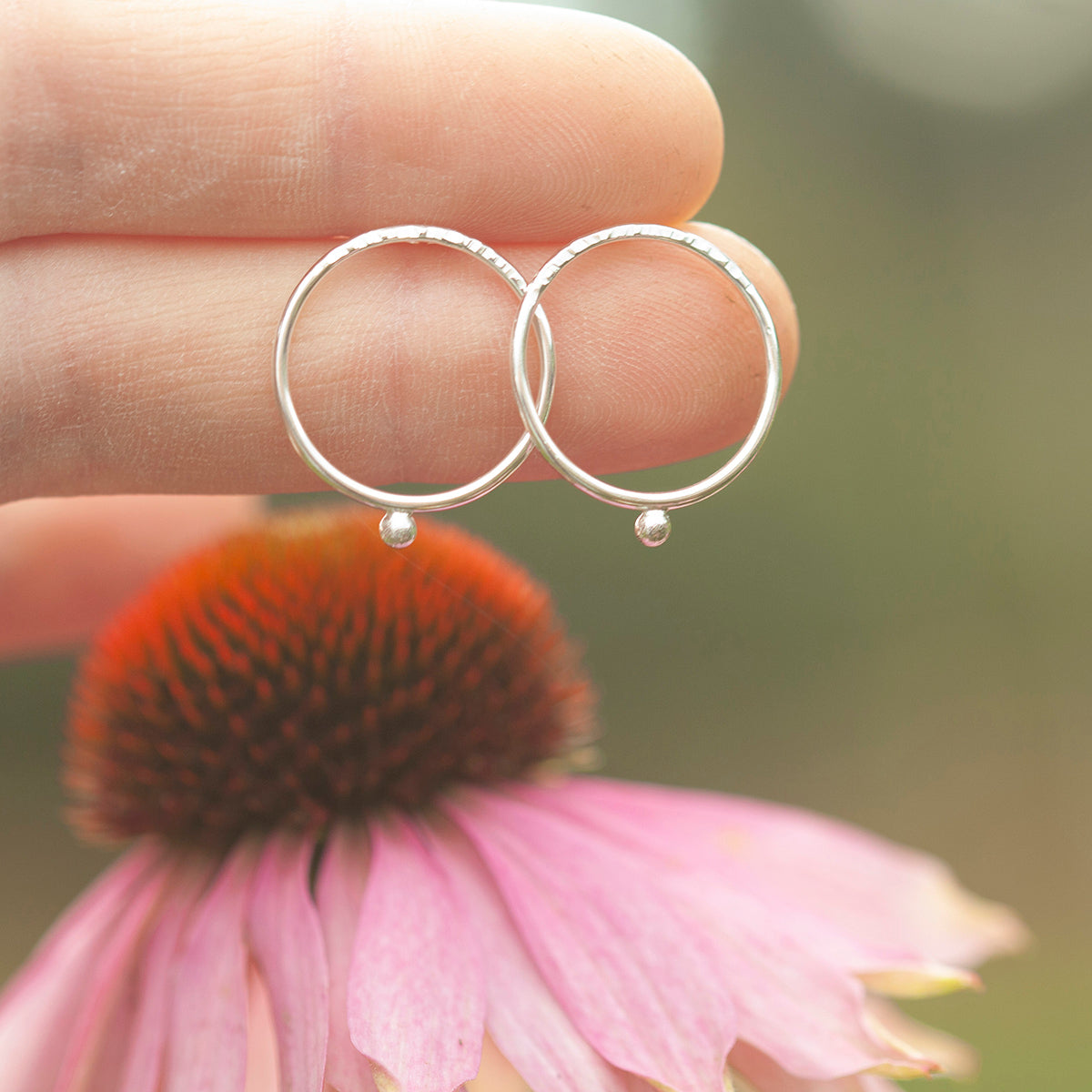 OOAK ilena silver earrings #1 (ready to ship)