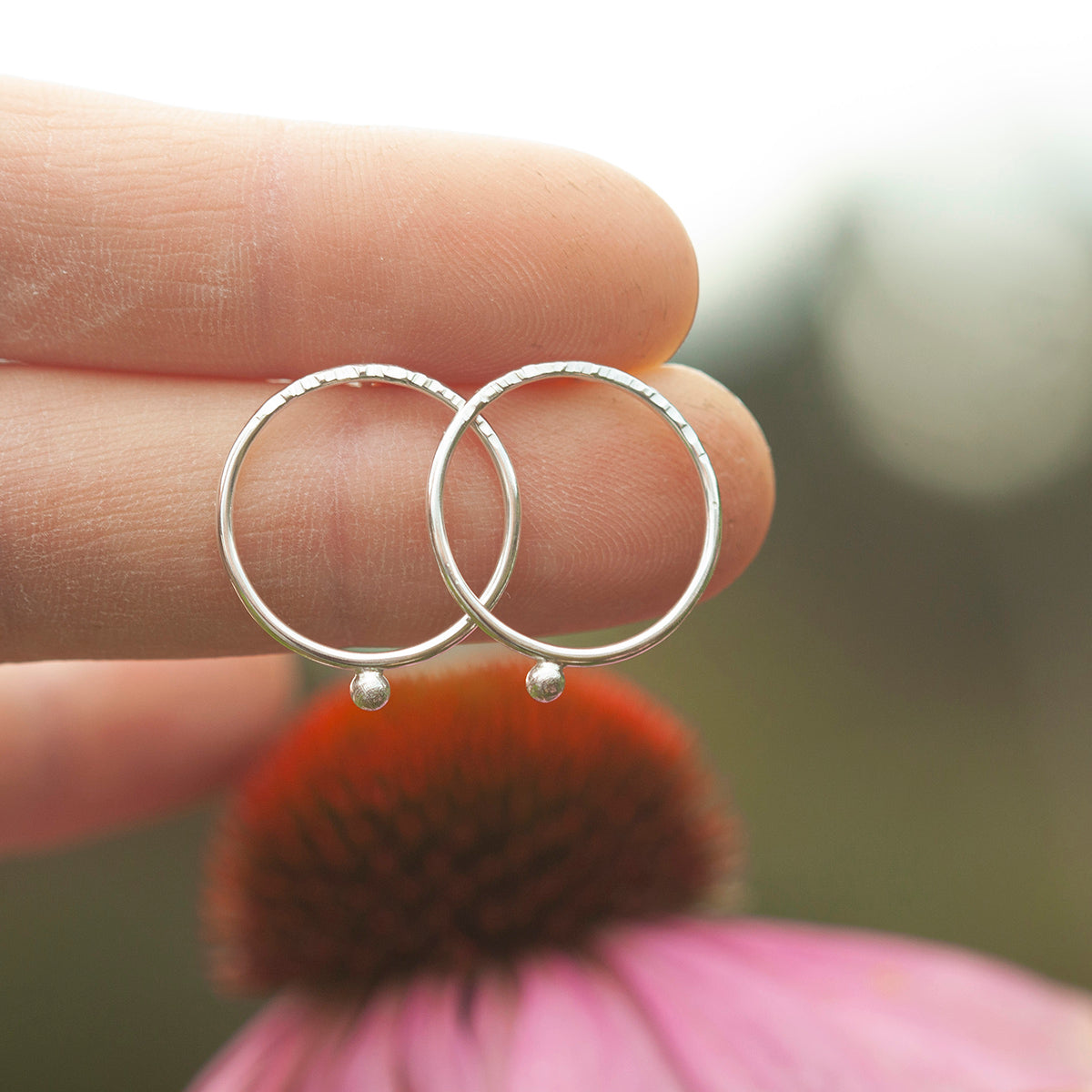 OOAK ilena silver earrings #1 (ready to ship)