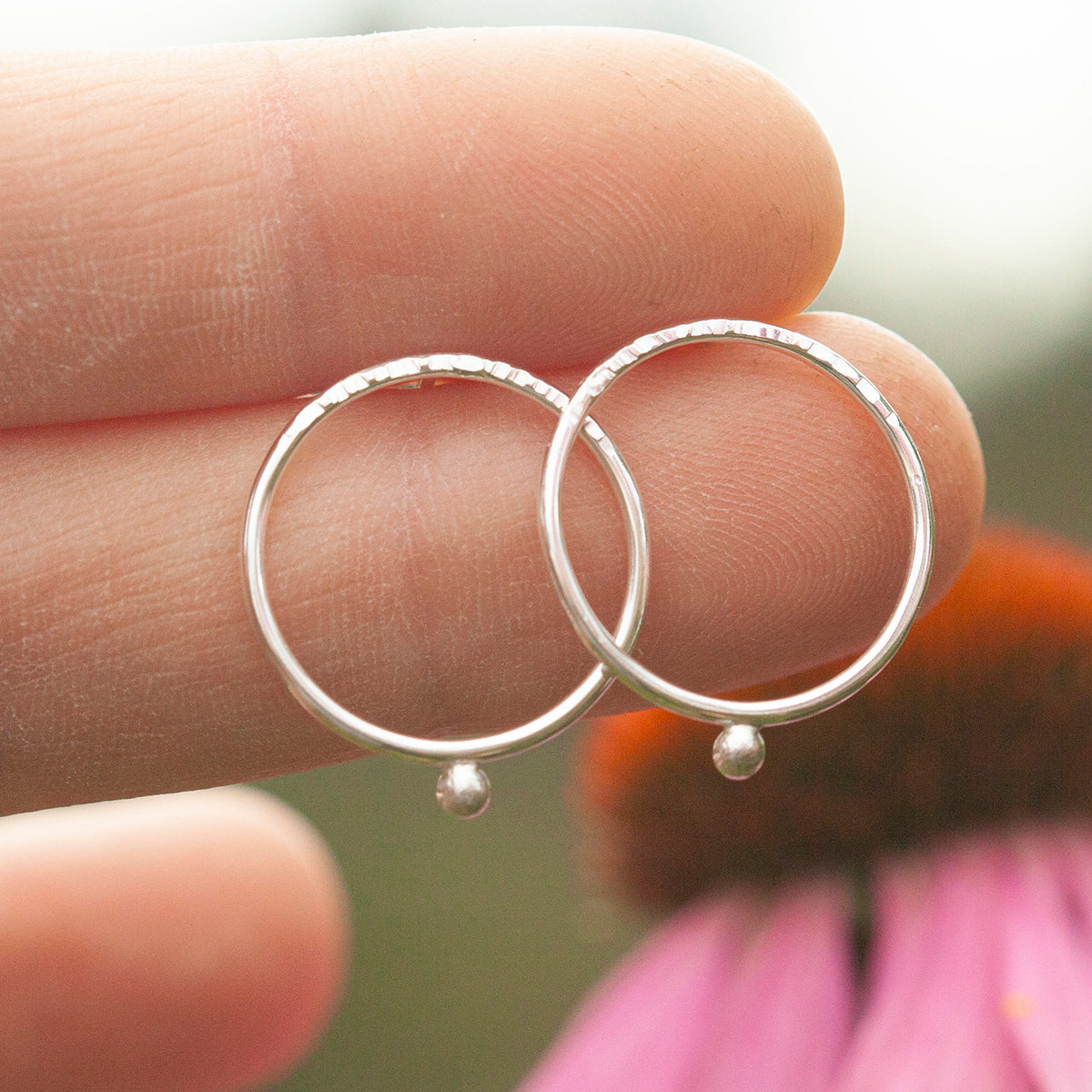 OOAK ilena silver earrings #1 (ready to ship)