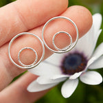 Load image into Gallery viewer, OOAK ilena silver earrings #2 (ready to ship)
