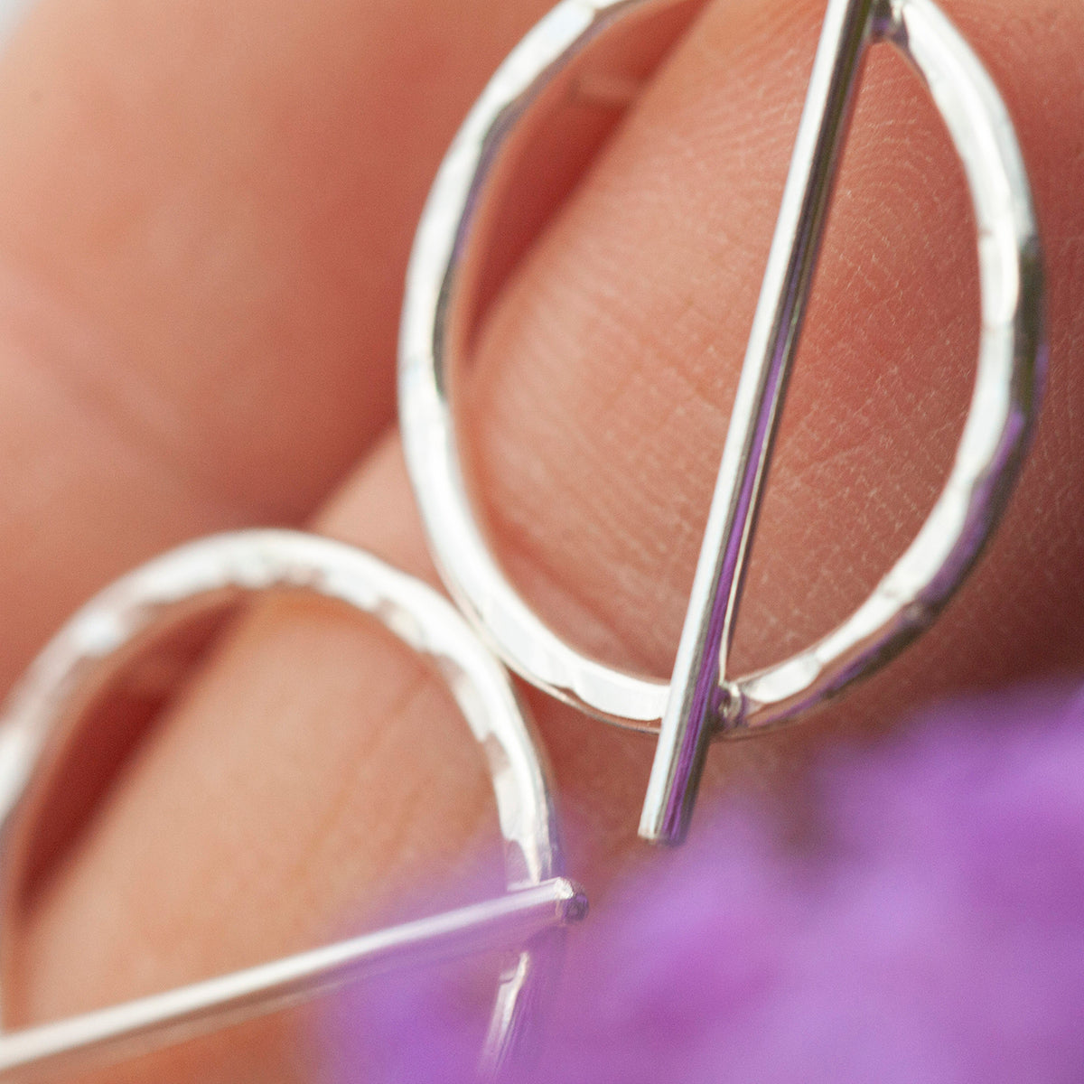 OOAK ilena silver earrings #3 (ready to ship)