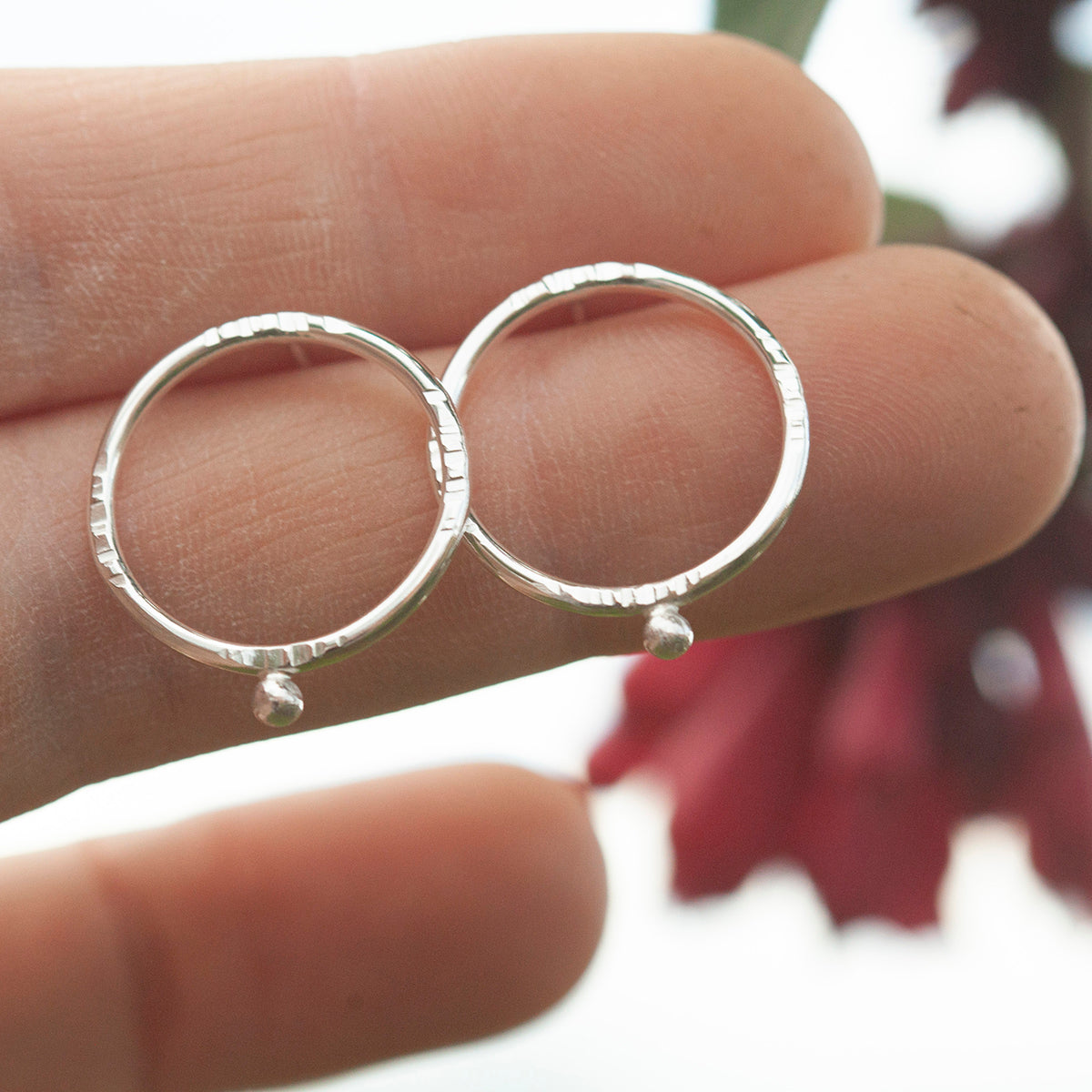OOAK ilena silver earrings #4 (ready to ship)