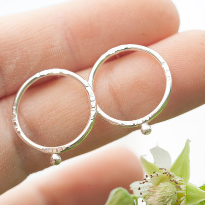 OOAK ilena silver earrings #4 (ready to ship)