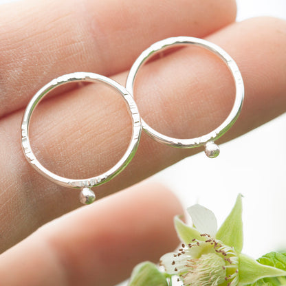 OOAK ilena silver earrings #4 (ready to ship)