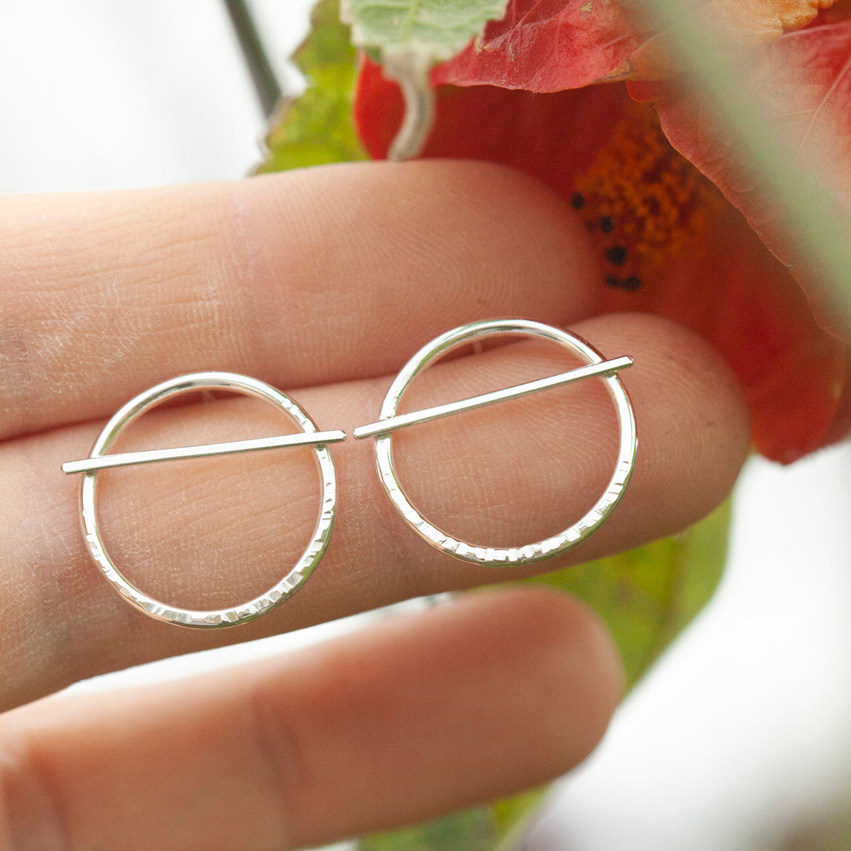 OOAK ilena silver earrings #5 (ready to ship)