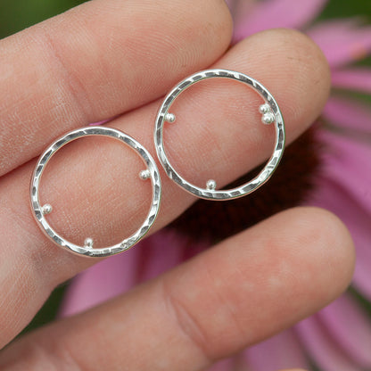 OOAK ilena silver earrings #6 (ready to ship)