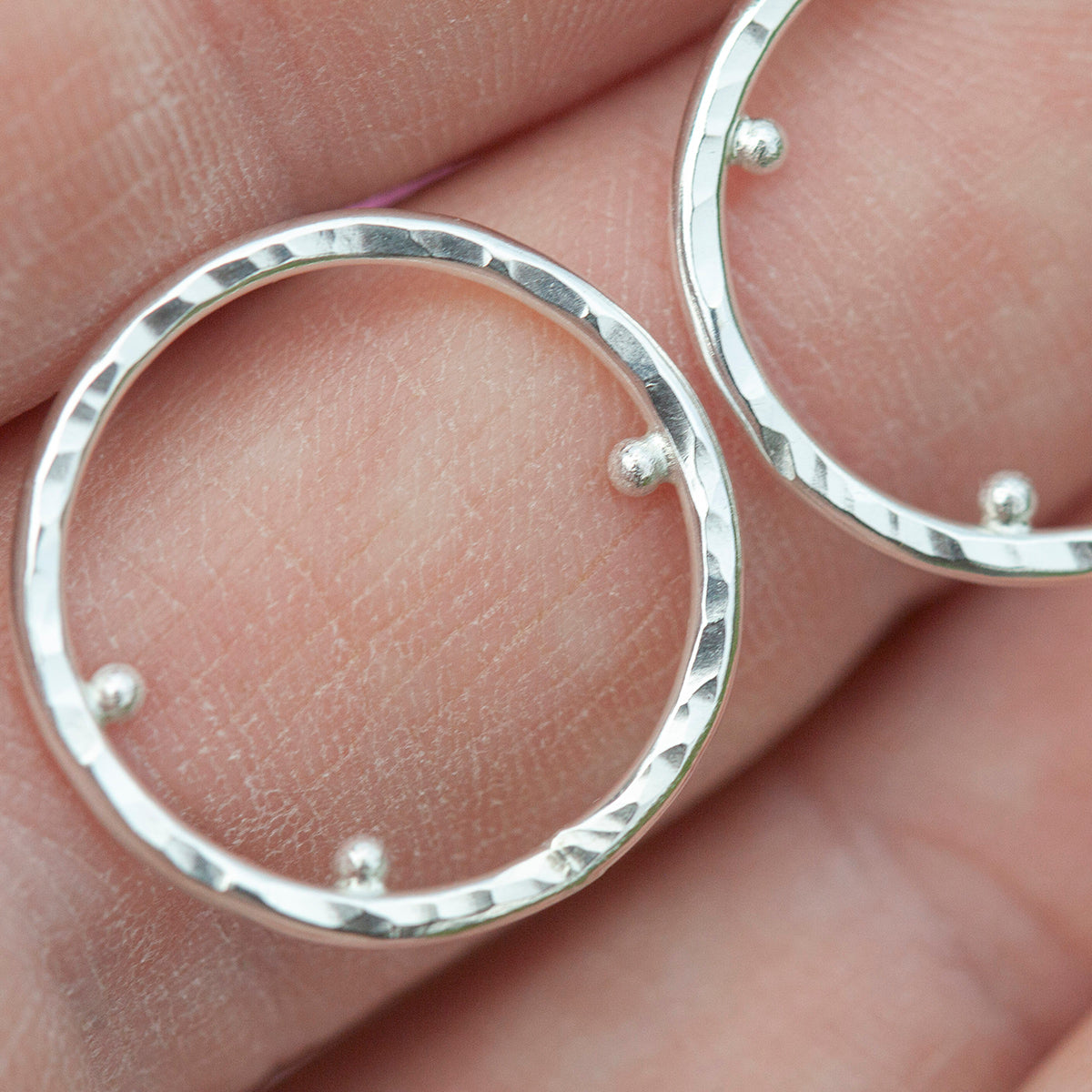 OOAK ilena silver earrings #6 (ready to ship)