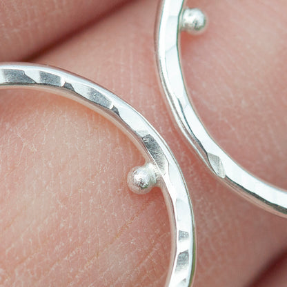OOAK ilena silver earrings #6 (ready to ship)