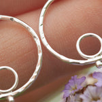 Load image into Gallery viewer, OOAK ilena silver earrings #7 (ready to ship)
