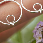 Load image into Gallery viewer, OOAK ilena silver earrings #7 (ready to ship)
