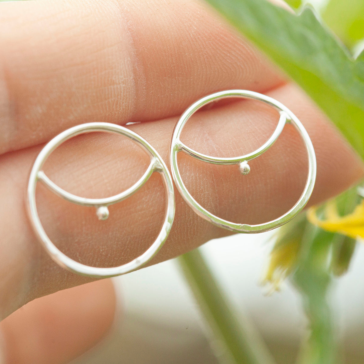 OOAK ilena silver earrings #9 (ready to ship)