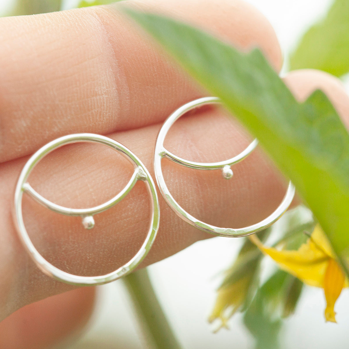 OOAK ilena silver earrings #9 (ready to ship)