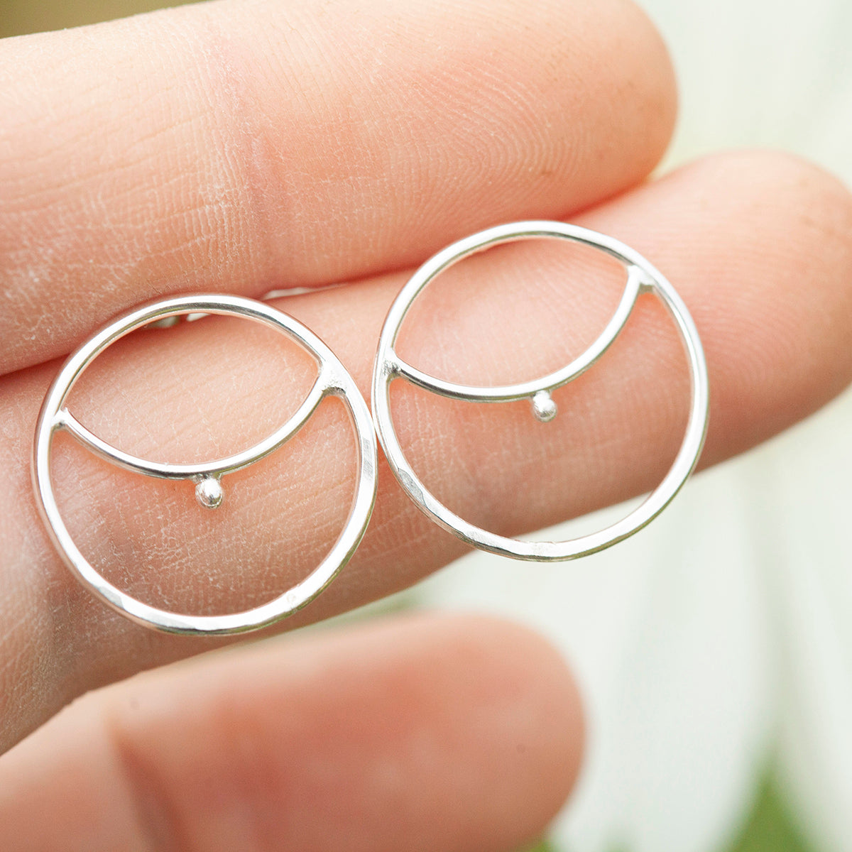 OOAK ilena silver earrings #9 (ready to ship)