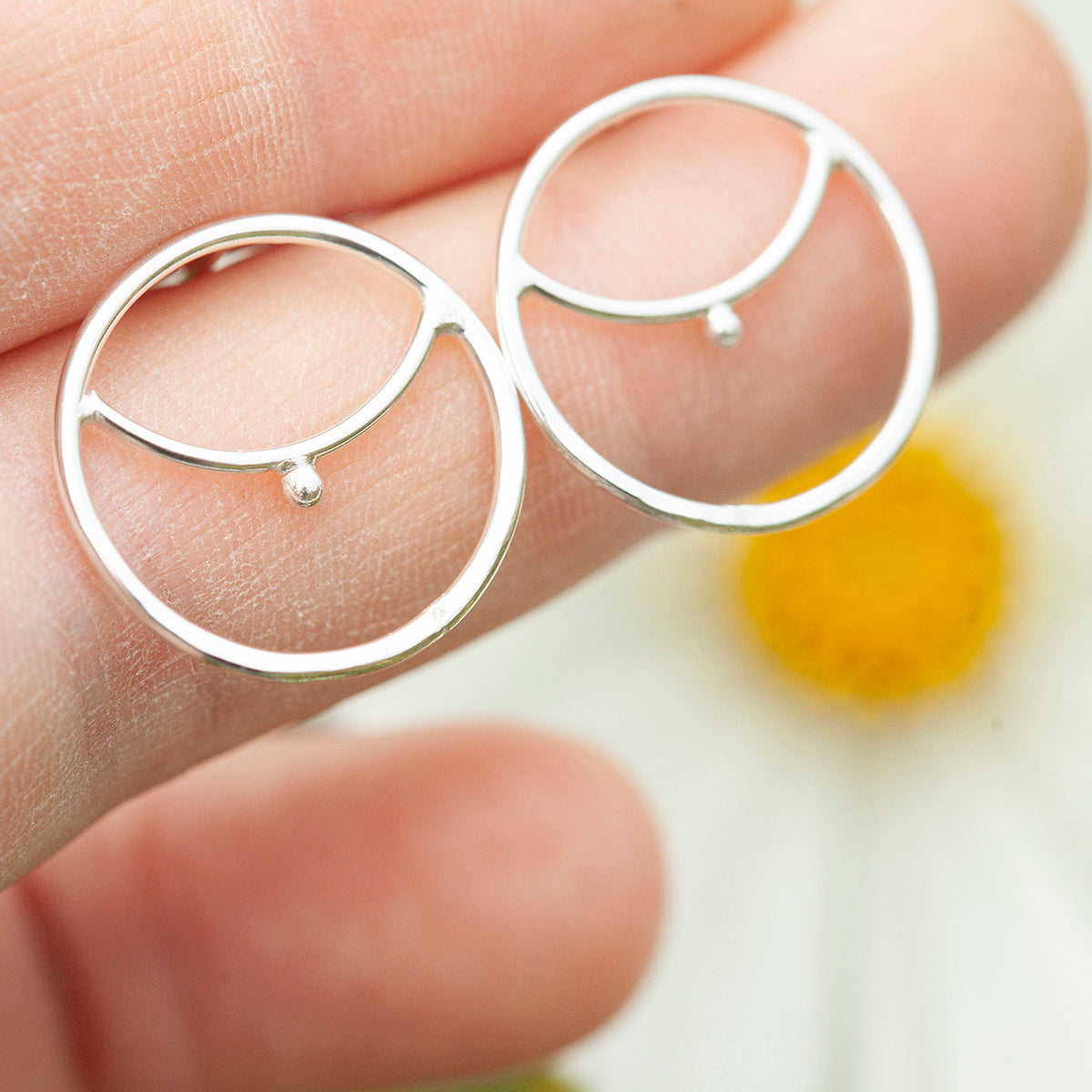 OOAK ilena silver earrings #9 (ready to ship)