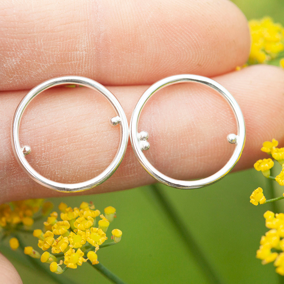 OOAK ilena silver earrings #10 (ready to ship)