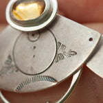 Load image into Gallery viewer, OOAK Aina earrings #14 • Kyanite &amp; citrine (ready to ship)
